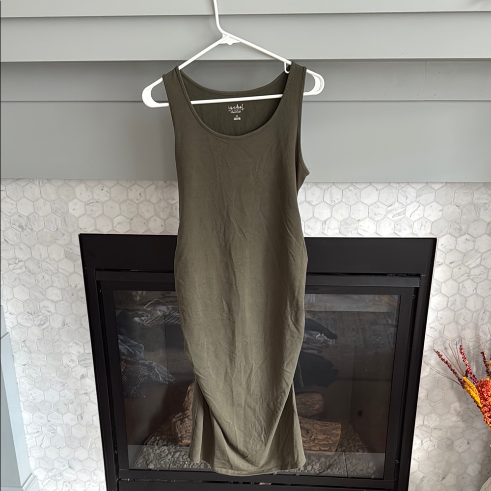 Isabel Maternity Dress Olive